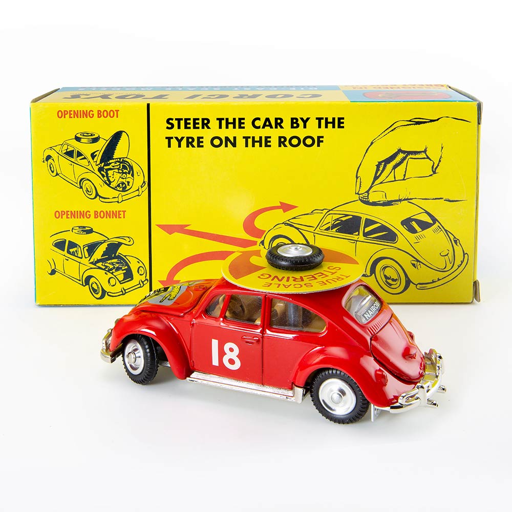 A boxed Corgi Toys No.256 Volkswagen 1200 in East African Safari Trim A boxed Corgi Toys No.256 Volkswagen 1200 in East African Safari Trim